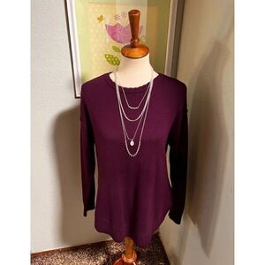 New Purple Aventura Long Sweater Size Medium #71